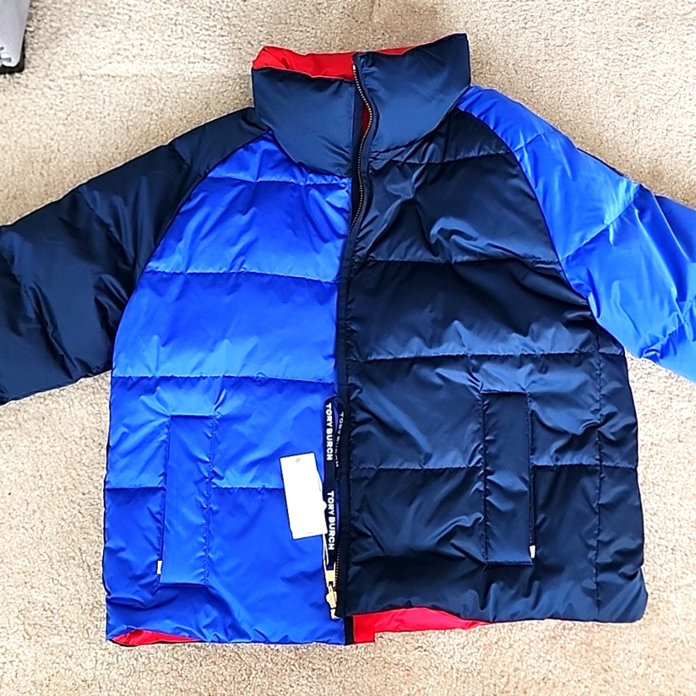 Tory Burch Reversible Down Puffer Coat